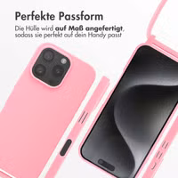 imoshion Silikonhülle mit Band für das Apple iPhone 16 Pro - Rosa