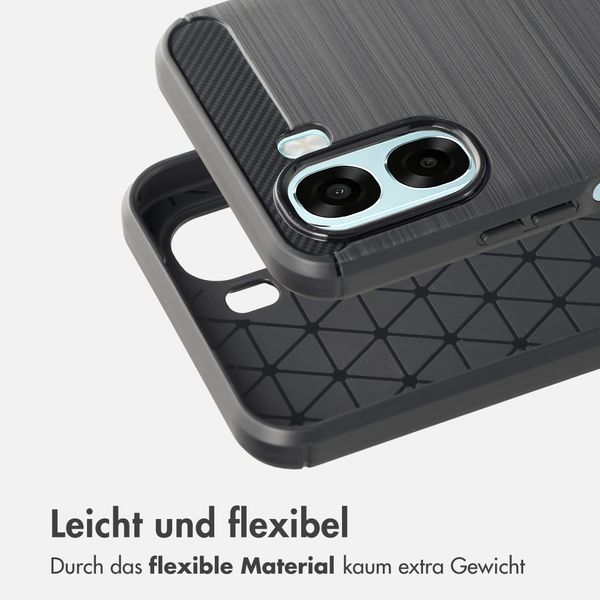 imoshion Brushed Back Cover Oppo A6x (4G/5G) - Schwarz