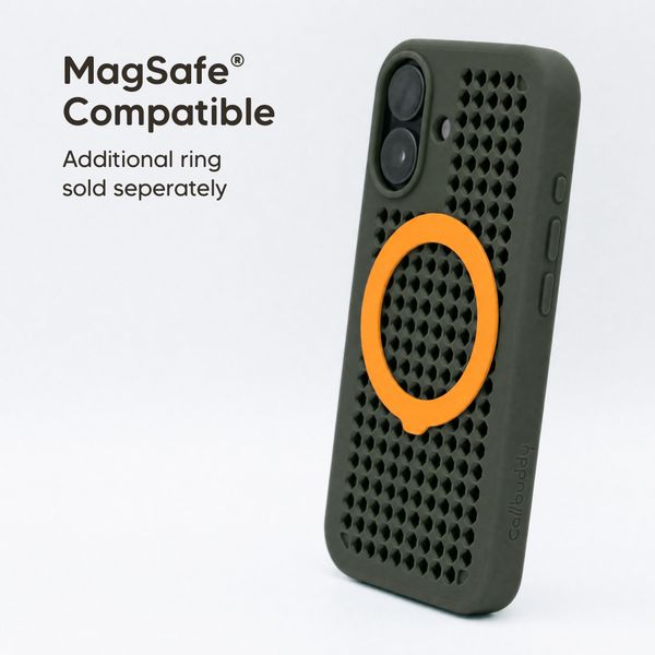 Callbuddy Hülle mit Strap Apple iPhone 17 - Camo Orange