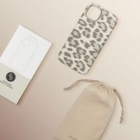 Selencia Sabi Backcover Leopardenmuster mit MagSafe Apple iPhone 13 - Soft Ivory