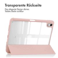 imoshion Trifold Hardcase Klapphülle Apple iPad 11 (2025) 11 Zoll A16 / iPad 10 (2022) 10.9 Zoll - Rosa