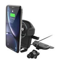 iOttie Easy One Touch Wireless Fast Charging – Handyhalterung für das Auto – Lüftungsgitter und CD-Player – schwarz