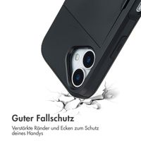 imoshion Backcover mit Kartenfach Apple iPhone 17 - Schwarz