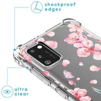 imoshion Design Hülle mit Band Samsung Galaxy A41 - Blossom Watercolor