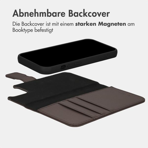 imoshion Herausnehmbare 2-in-1 Luxus-Bookcase Apple iPhone 12 (Pro) - Braun
