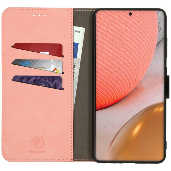 imoshion Entfernbare 2-1 Luxus Klapphülle Samsung Galaxy A72 - Rosa