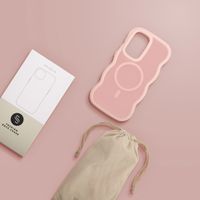 Selencia Wavy Backcover mit MagSafe Samsung Galaxy A36 / A56 - Soft Pink