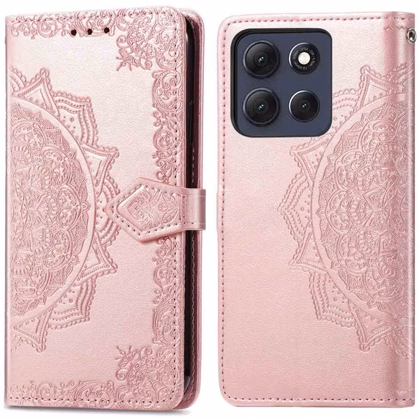 imoshion Mandala Klapphülle Motorola Moto G86 - Rosé gold