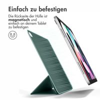 imoshion Magnetic Klapphülle Apple iPad Air 13 Zoll (2025) M3 / (2024) M2 - Dunkelgrün