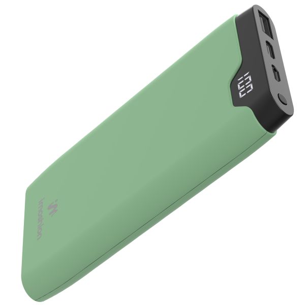 imoshion Powerbank - 10.000 mAh - Schnelles Aufladen und Power Delivery - Grün