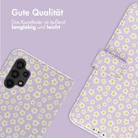 imoshion Design Klapphülle Samsung Galaxy A13 (4G) - White Daisy