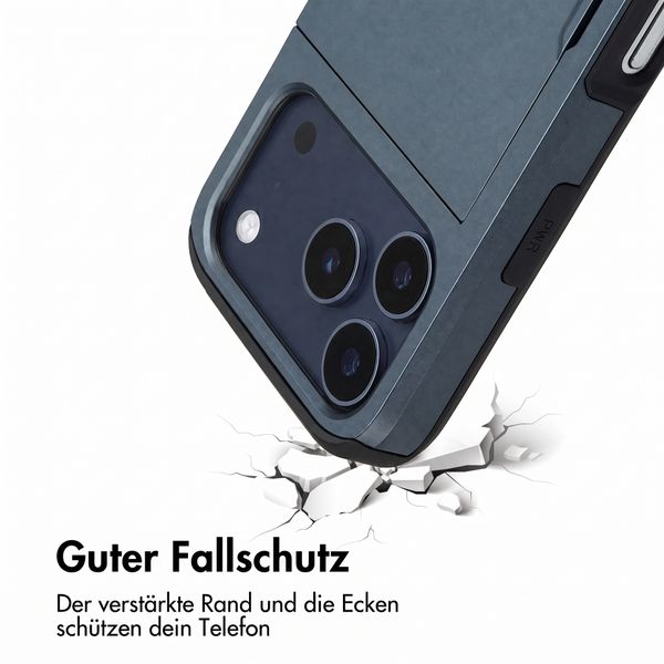 imoshion Backcover mit Kartenfach Apple iPhone 18 Pro / 17 Pro - Dunkelblau