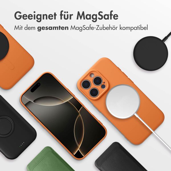 imoshion Color Back Cover mit MagSafe Apple iPhone 16 Pro Max - Neon Orange