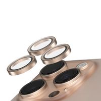 SAFE by PanzerGlass Kameraprotektor für das Apple iPhone 16 Pro / 16 Pro Max - Glitter Gold