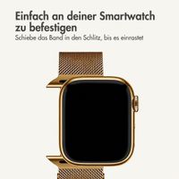 imoshion Mailändische Magnetarmband für Apple Watch | 44/45/46/49 mm - Gold