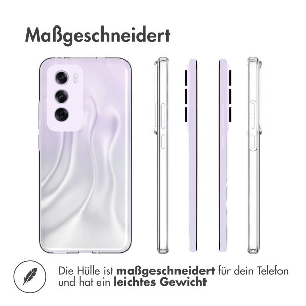 Accezz TPU Clear Cover für das Oppo Reno 12 Pro - Transparent