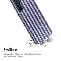 imoshion  Design Hülle für das Samsung Galaxy A16 - Sparkle Lines Lavender