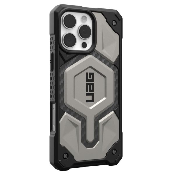 UAG Monarch Pro Backcover für das iPhone 16 Pro Max - Titanium