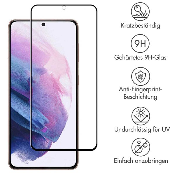 Accezz Full Cover Screen Protector aus gehärtetem Glas Samsung Galaxy S22 Plus / S23 Plus
