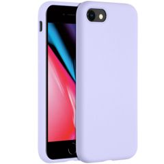 Accezz Liquid Silikoncase Lila für das iPhone SE (2022 / 2020) / 8 / 7