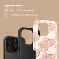 Selencia Vivid Back Cover Apple iPhone 16 Pro Max - Paisley Blush