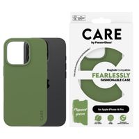 CARE by PanzerGlass Fashion Back Cover MagSafe für das iPhone 16 Pro - Grün