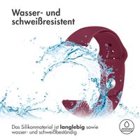 imoshion Silikon Sportarmband -   Universelle 18 mm Anschluss - Bordeaux