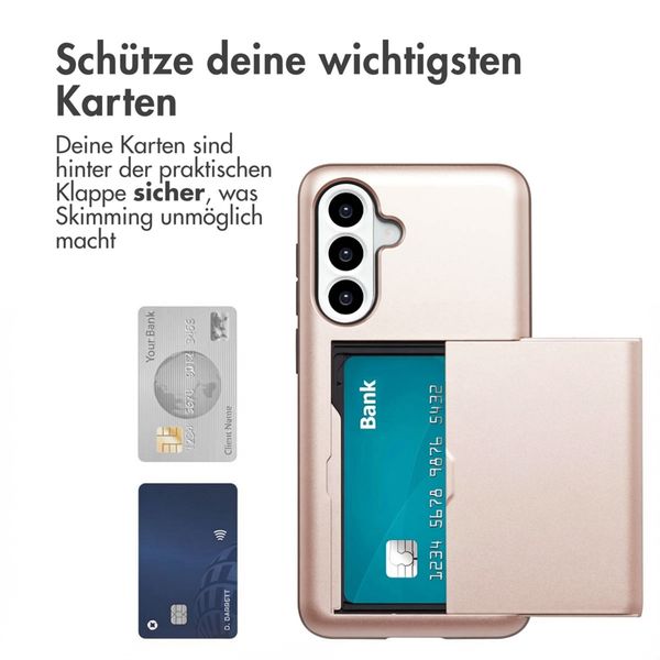 imoshion Backcover mit Kartenfach Samsung Galaxy A36 / A56 - Rosé gold