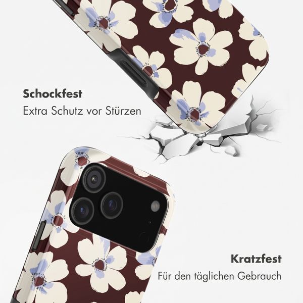 Selencia Vivid Rückabdeckung mit MagSafe Apple iPhone 18 Pro Max / 17 Pro Max - Choco Flower Pop