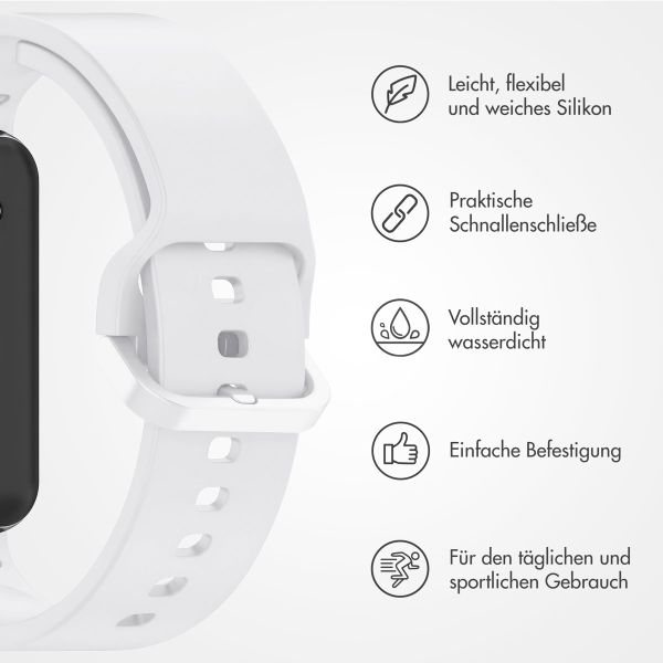 imoshion Silikonband für das Samsung Galaxy Fit 3 - Weiß