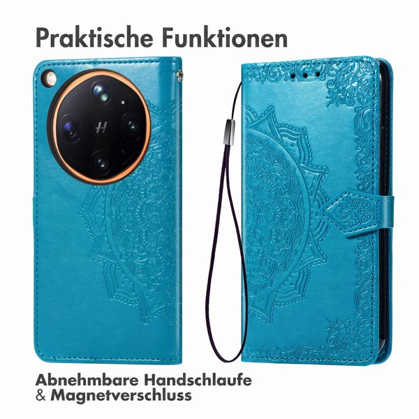 imoshion Mandala Klapphülle Oppo Find X9 Ultra - Türkis