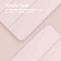 Accezz Smarte Klapphülle aus Silikon iPad Air 13 Zoll (2025) M3 / (2024) M2 - Rosa