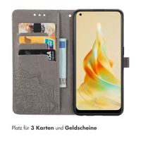 imoshion Mandala Klapphülle für das Oppo Reno 8 T (4G) - Grau