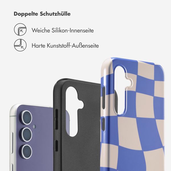 Selencia Vivid Back Cover Samsung Galaxy S23 FE - Groovy Sapphire Blue