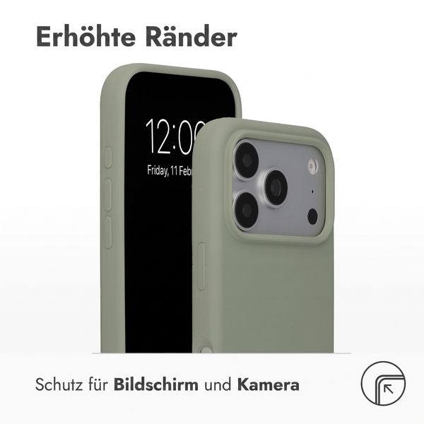 Accezz Liquid Silikoncase mit MagSafe Apple iPhone 18 Pro Max / 17 Pro Max - Cooper Green