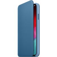 Apple Leather Folio Klapphülle Cod Blue für das iPhone Xs Max