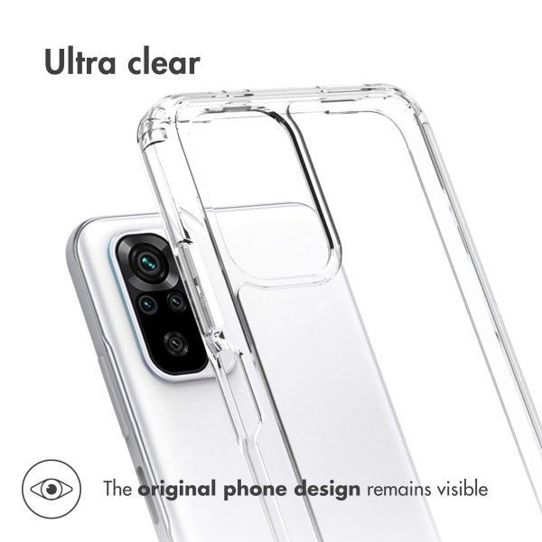 Accezz Xtreme Impact Case für das Xiaomi Redmi Note 10 (4G) - Transparent