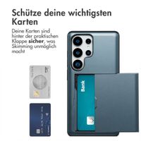imoshion Backcover mit Kartenfach Samsung Galaxy S25 Ultra - Dunkelblau
