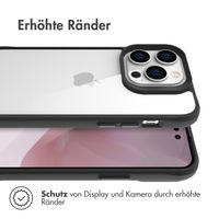 imoshion Rugged Hybrid Case für das Apple iPhone 14 Pro - Schwarz / Transparent
