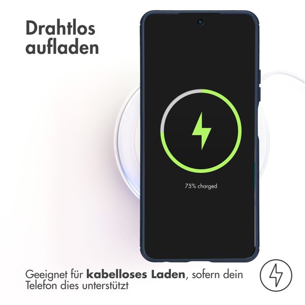 imoshion Brushed Back Cover für das Oppo A58 (4G) - Dunkelblau