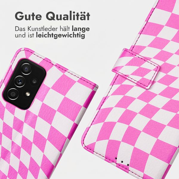 imoshion Design Klapphülle Samsung Galaxy A52(s) (5G/4G) - Retro Pink