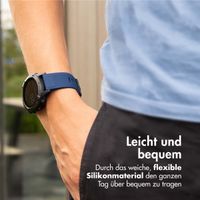 imoshion QuickFit® Silikonarmband -   Garmin 22 mm Anschluss - Dunkelblau