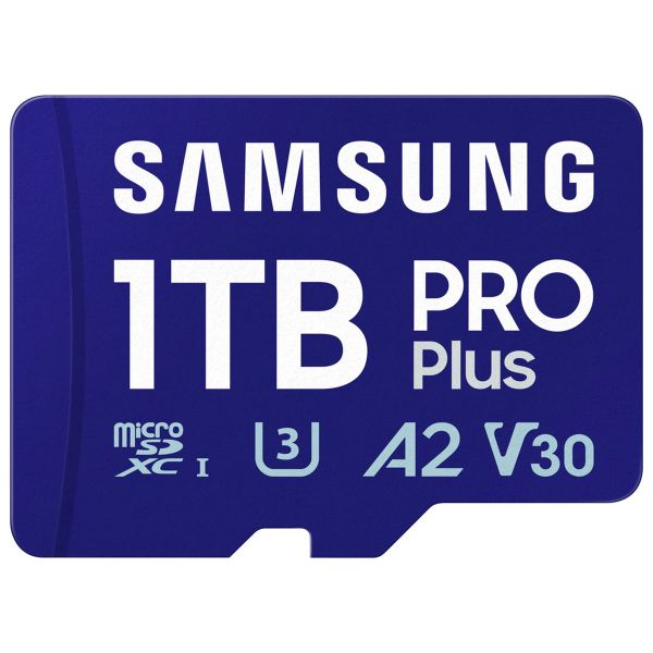 Samsung PRO Plus microSD 2023 - 1TGB - Inklusive SD-Adapter - UHS-I/U3/Full HD/4K UHD