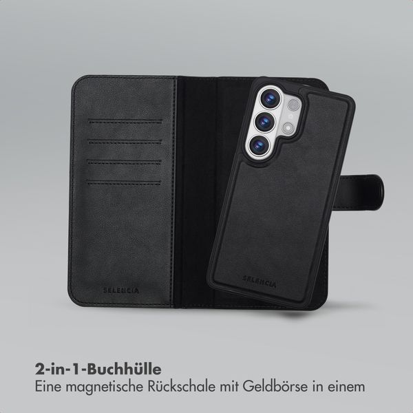 Selencia Olyn Abnehmbare Bookcase mit MagSafe Samsung Galaxy S26 Ultra - Schwarz