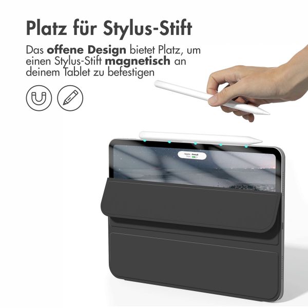 imoshion Magnetic Klapphülle Apple iPad Air 13 Zoll (2025) M3 / (2024) M2 - Schwarz