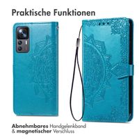 imoshion Mandala Klapphülle Xiaomi 12T (Pro) - Türkis
