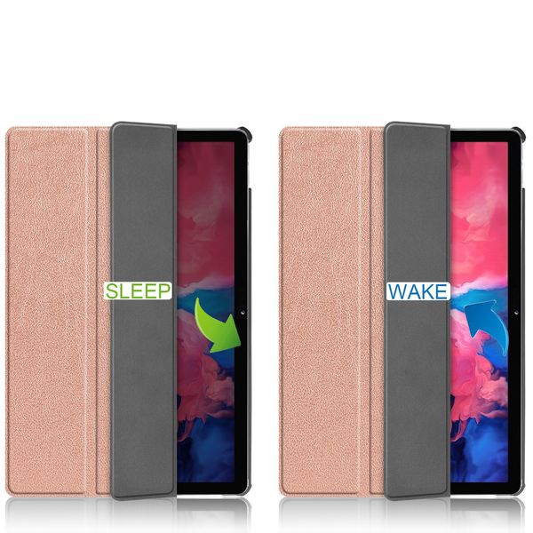 imoshion Trifold Klapphülle Lenovo Tab P11 / P11 Plus - Roségold