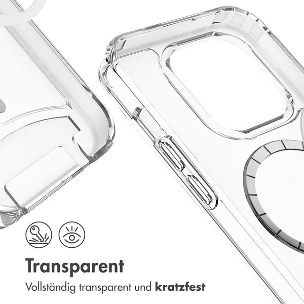imoshion MagSafe Hülle mit abnehmbarem Band für das Apple iPhone 14 Pro - Transparent