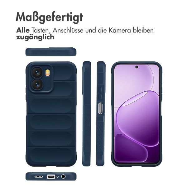 imoshion EasyGrip Backcover Oppo A6x (4G/5G) - Dunkelblau