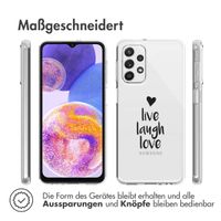 imoshion Design Hülle für das Samsung Galaxy A23 (5G) - Live Laugh Love